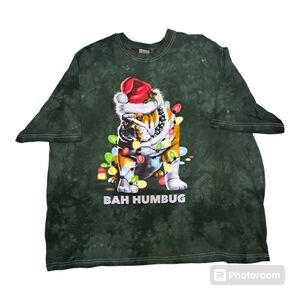 Liquid blue Bulldog Christmas shirt